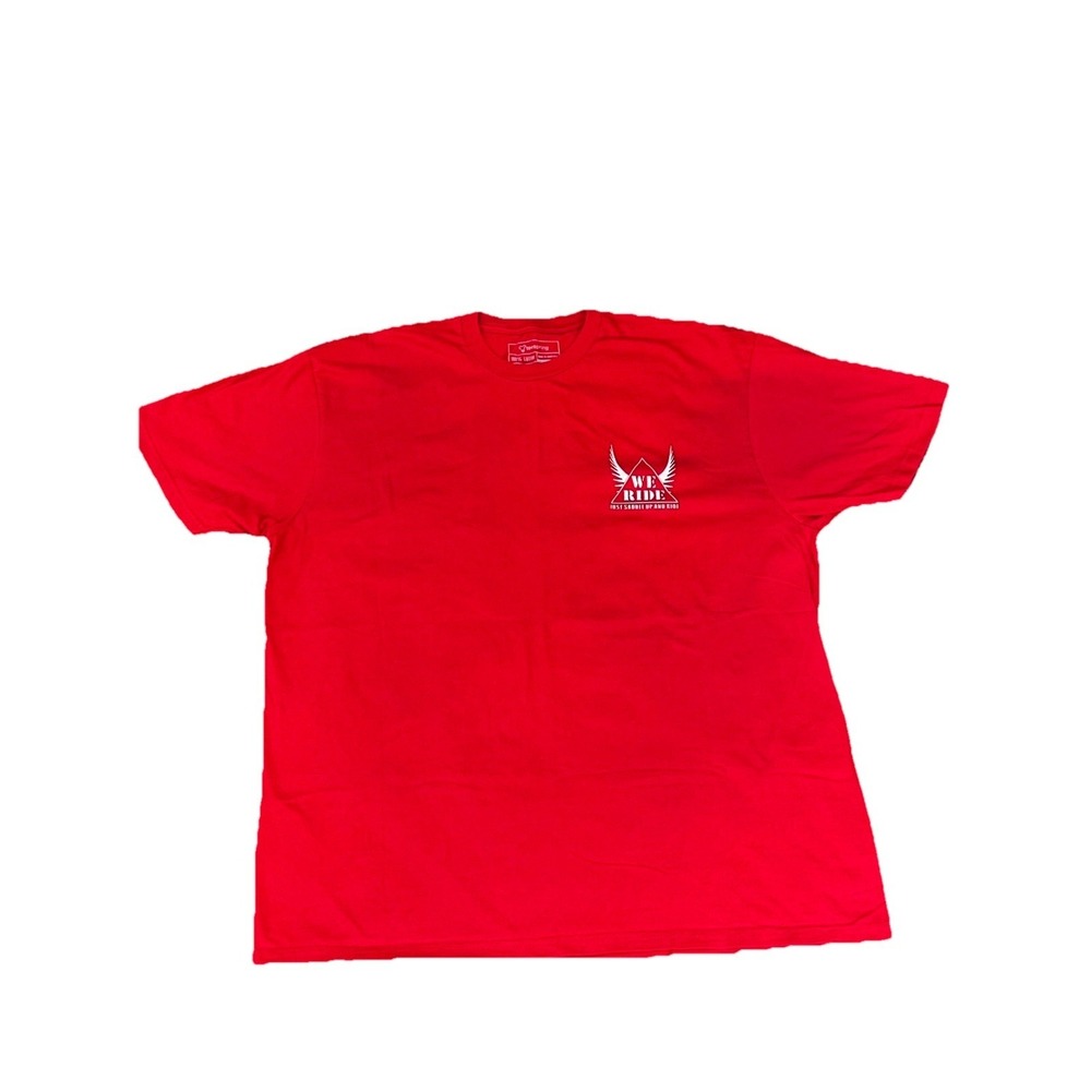 We Ride Arkansas 2016 The Hub Motorcycle Resort T-Shirt Red